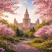 цветение сакуры