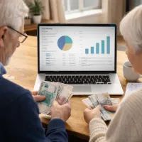 Обсуждение финансов в уютной гостиной