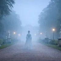 Призрачная жена в саду