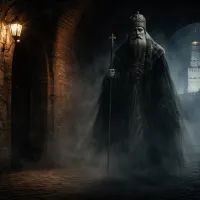 Призрак царя в Кремле ночью