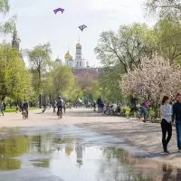 Весна в Москве