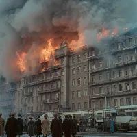 Пожар в гостинице