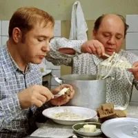 Леонид Куравлев и Евгений Леонов