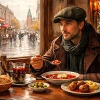 Москвич ест