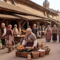 Дореволюционный рынок