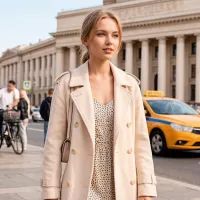 Модная девушка