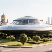 Летающая тарелка, арт