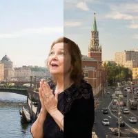 Коллаж Санкт-Петербурга и Москвы