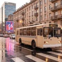 Старый троллейбус