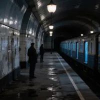 Мрачная станция метро