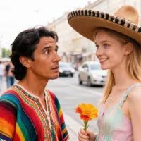 Мексиканец и русская девушка