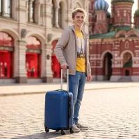 Турист в Москве