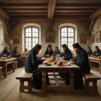 Монастырская трапезная