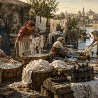 Стирка в Российской империи