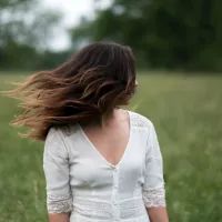 Девушка, волосы