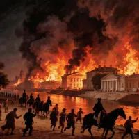 Пожар в Москве