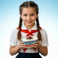 Школьница с пломбиром