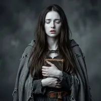 Обвиненная в колдовстве женщина