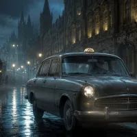 Серое такси
