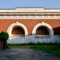 Вид на бывший вестибюль станции «Первомайская»
