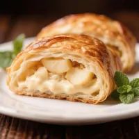 Слойки с яблоками