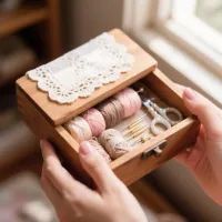 Коробочка с нитками