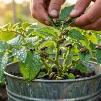 Колорадские жуки на ботве