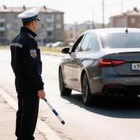 Сотрудник ГАИ, автомобиль