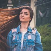 Девушка, волосы