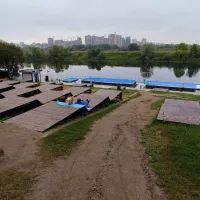 Пляжная зона парка