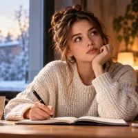 Девушка, грамотность
