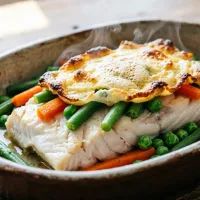 Минтай с овощами