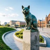 Памятник коту