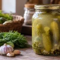 Банка с огурцами