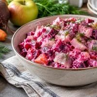 Салат с селедкой