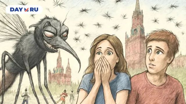 Комар атакует