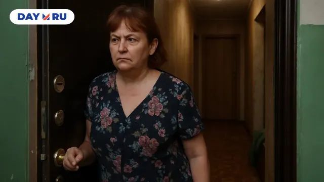 Женщина в двери квартир