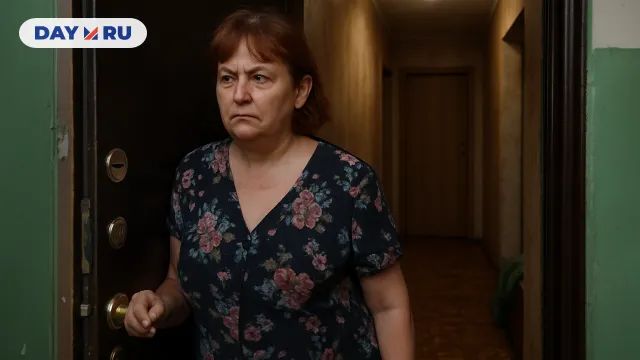 Женщина в двери квартир