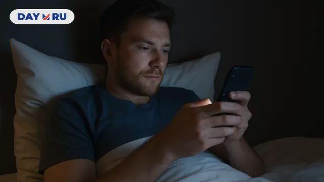 Скроллинг ленты перед сном