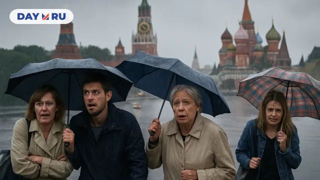 Москву заливает