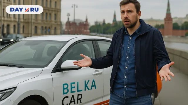 Мужчина и каршеринг