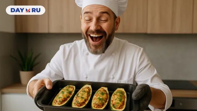 Лодочки из кабачков