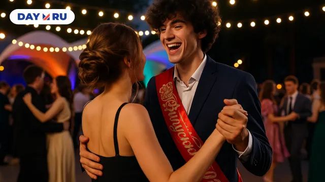 Выпускники танцуют