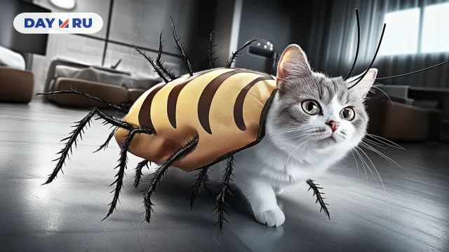 кошка таракан