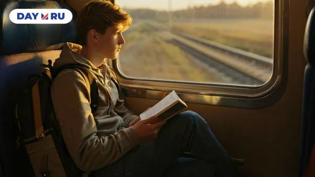 студент едет домой