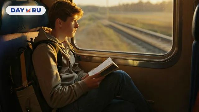студент едет домой