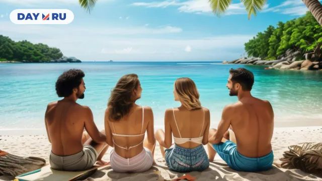 люди в отпуске