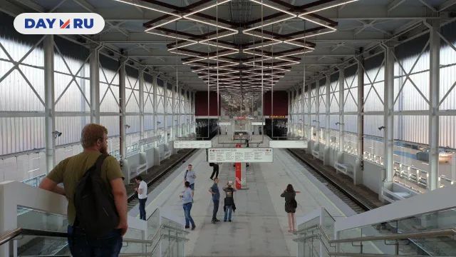 Станция Прокшино в день открытия