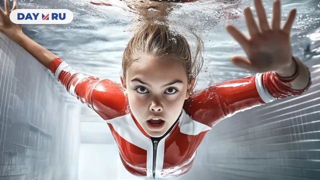 Девочка под водой Девочка под водой