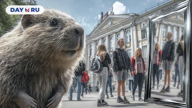Ростовой бобр и зеркало с предсказаниями Ростовой бобр и зеркало с предсказаниями